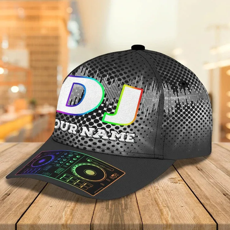 Personalized DJ Cap for Women, 3D Classic Cap All Over Print for DJ Players