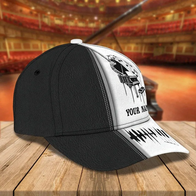 Personalized Piano Cap, In music I get to lose my mind Piano Cap for girl