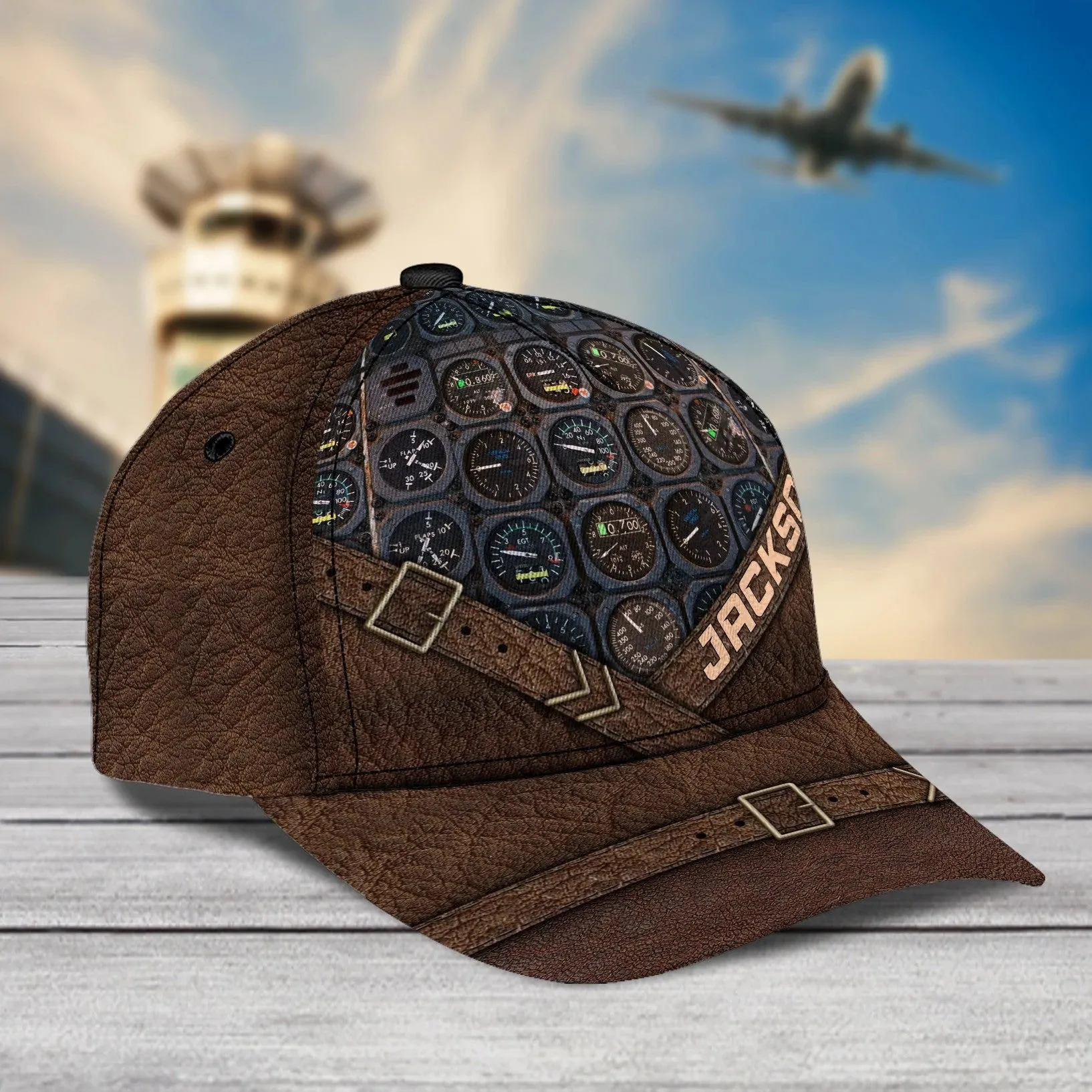 Personalized Pilot Classic Cap, Pilot Hat for Father, Gift for Dad from Daughter and Son