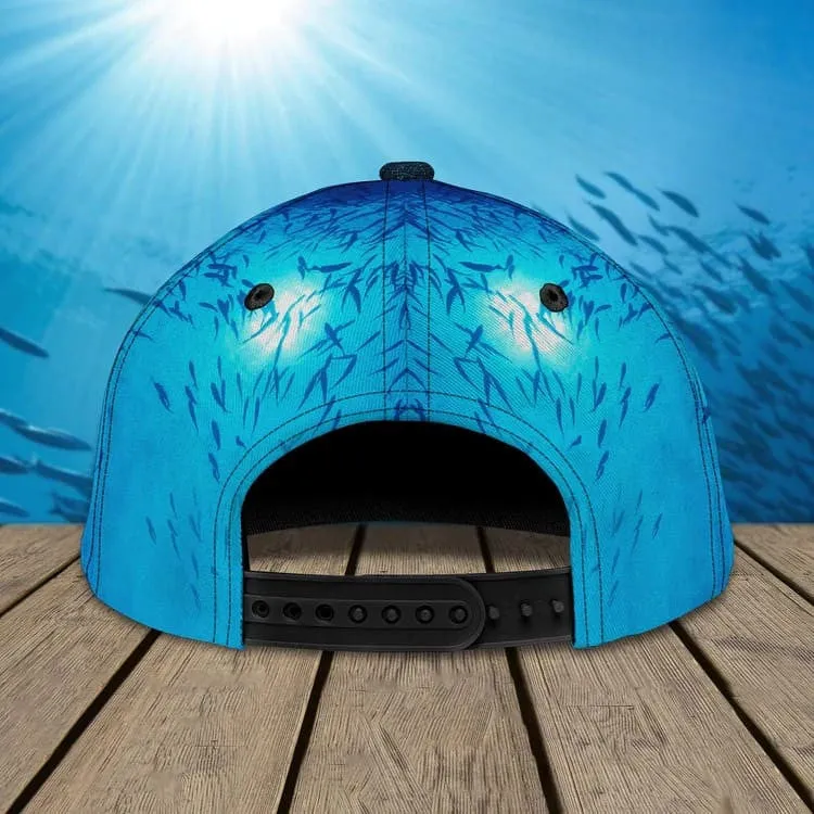 Personalized Scuba Diving 3D Baseball Cap, Suba Diving Hat for Husband & Dad