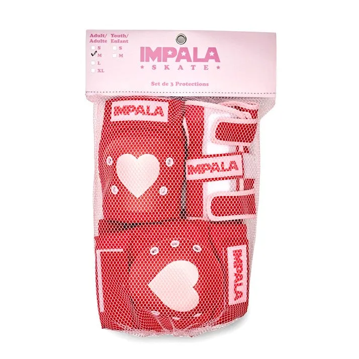 Red Hearts Impala Adult Padding Set