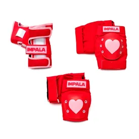 Red Hearts Impala Adult Padding Set