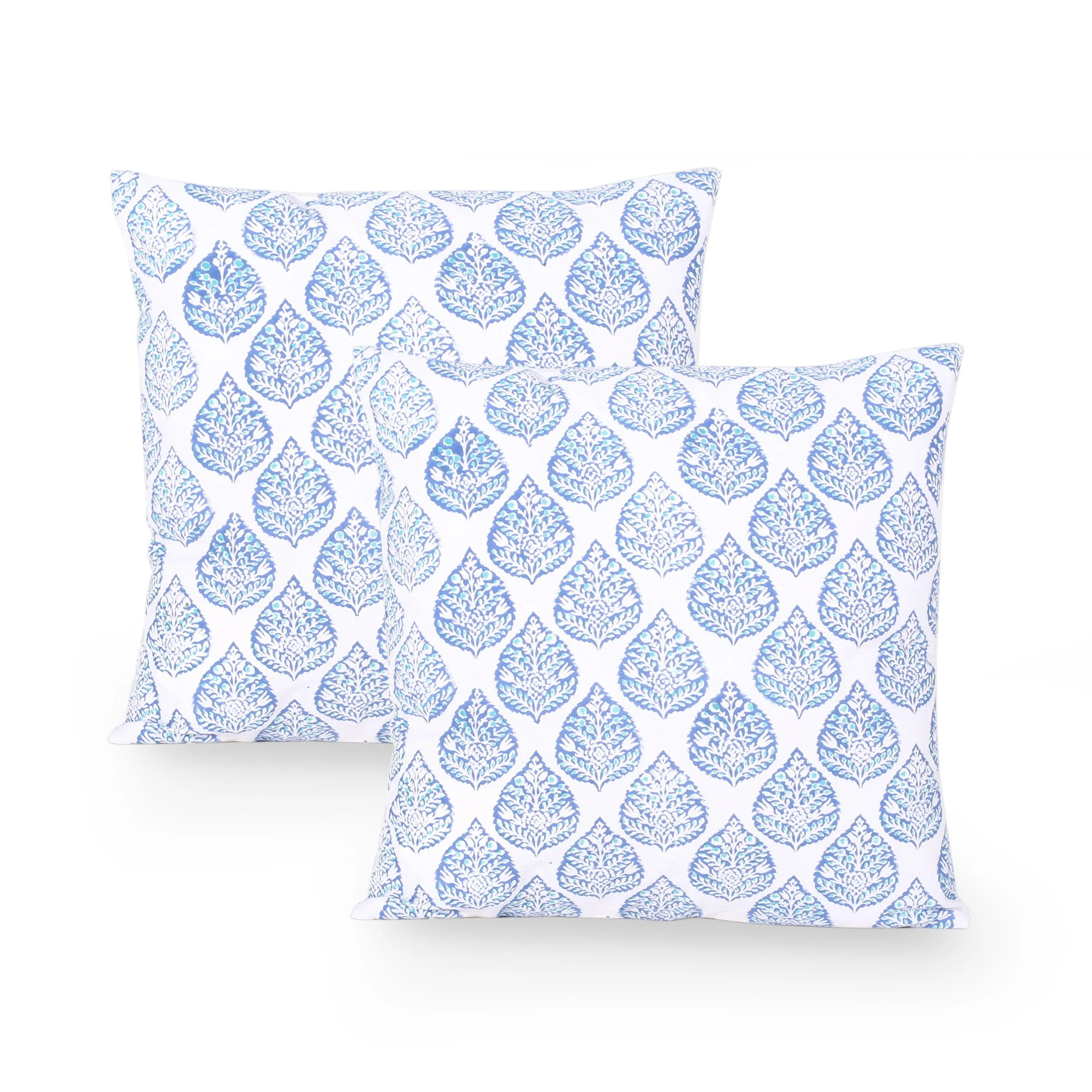 Sihaam Modern Fabric Throw Pillow (Set of 2)