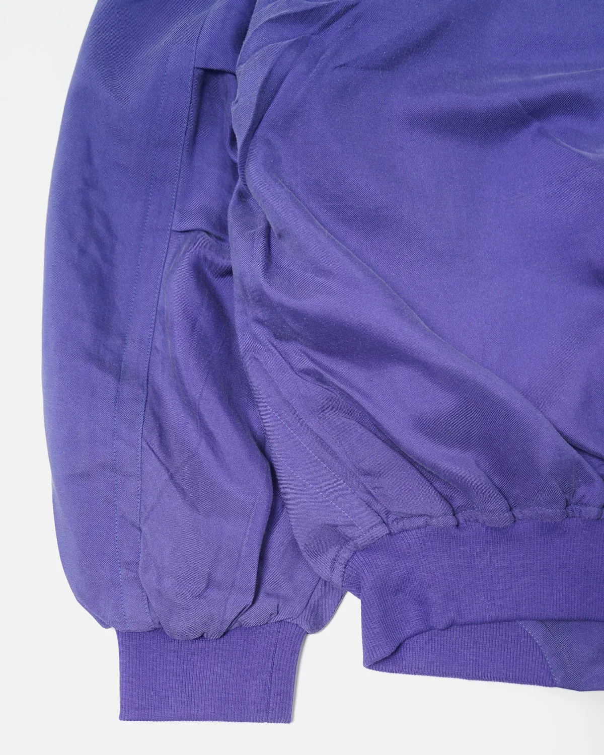 Silk Bomber Jacket / Purple