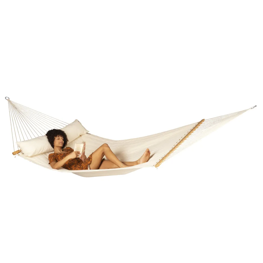 Spreader Bar Hammock - King Size - Vanilla