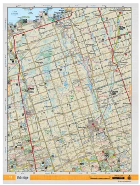 Uxbridge Adventure Topographic Map | CCON11 | Backroad Mapbooks