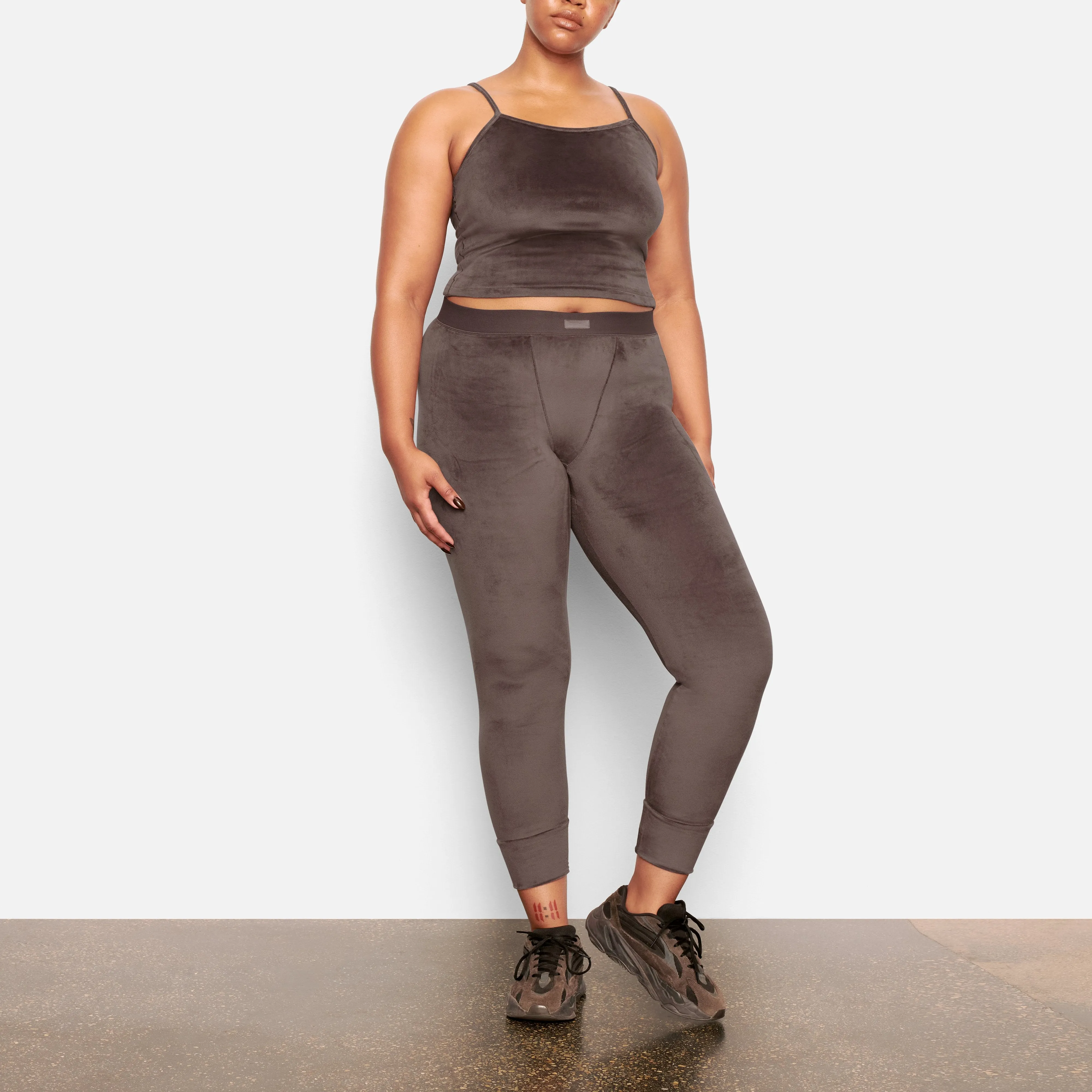 VELOUR LEGGING | AMETHYST