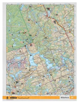 Wilberforce Waterproof Adventure Map | CCON54 | Backroad Mapbooks